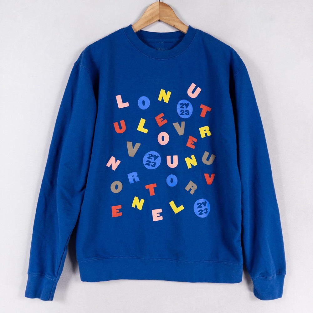 Harry Styles Love On Tour 2023 Sweatshirt Adult Medium Blue Graphic Concert